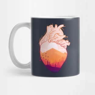 My heart belongs to nature Mug